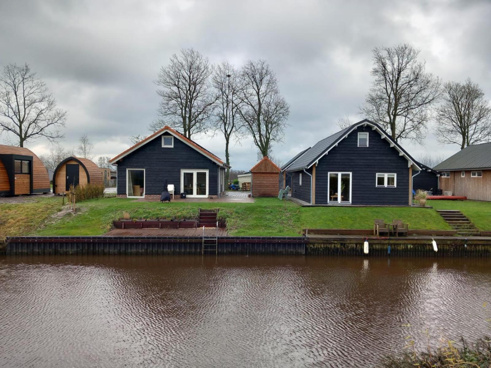 Waterhuis Friesland Oudwoude Eksteriør billede